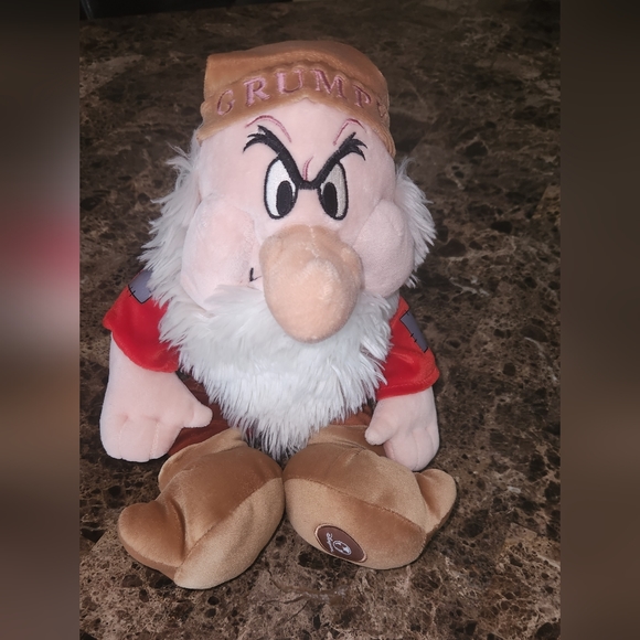 Disney Grumpy Dwarf Plush - Picture 1 of 6